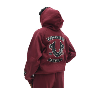 TRUE RELIGION BRANDED BOYFRIEND HOODIE CORDOVAN-True Religion