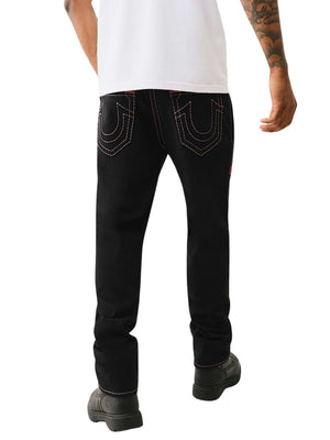 TRUE RELIGION JEANS PIKSTITCH RICKY SUPER T NF 2SB BLACK RINSE-True Religion