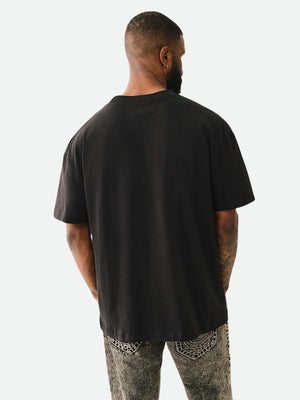 True Religion Ss Torn Srs Tee Jet Black