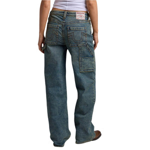 TRUE RELIGION JEAN CARPENTER LEILA HR WIDE LEG EVANGELINE-True Religion