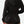 True Religion Hoodie Tr Shrunken Zip Jet Black