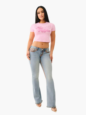 True Religion Joey Lr Flare Super Qt Flap Peak Spot