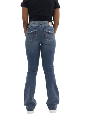 TRUE RELIGION BECCA SN MR FLAP BOOTCUT MEDIUM BONECHILL WASH-True Religion