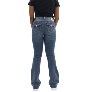 TRUE RELIGION BECCA SN MR FLAP BOOTCUT MEDIUM BONECHILL WASH-True Religion