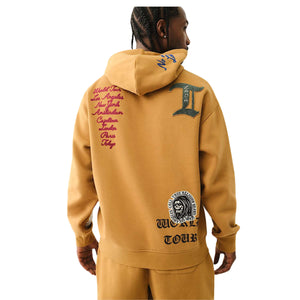 TRUE RELIGION SWEATER PATCH EMBRO HOODIE CARAMEL-True Religion