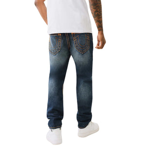 TRUE RELIGION JEANS ROCCO NF PIKSTITCH 32IN TRAVIS DARK WASH-True Religion