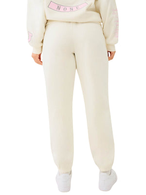 TRUE RELIGION BRANDED BOYFRIEND JOGGER WINTER WHITE-True Religion