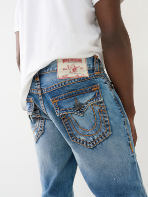 True Religion Ricky Fresh Water Rips Medium Wash-True Religion