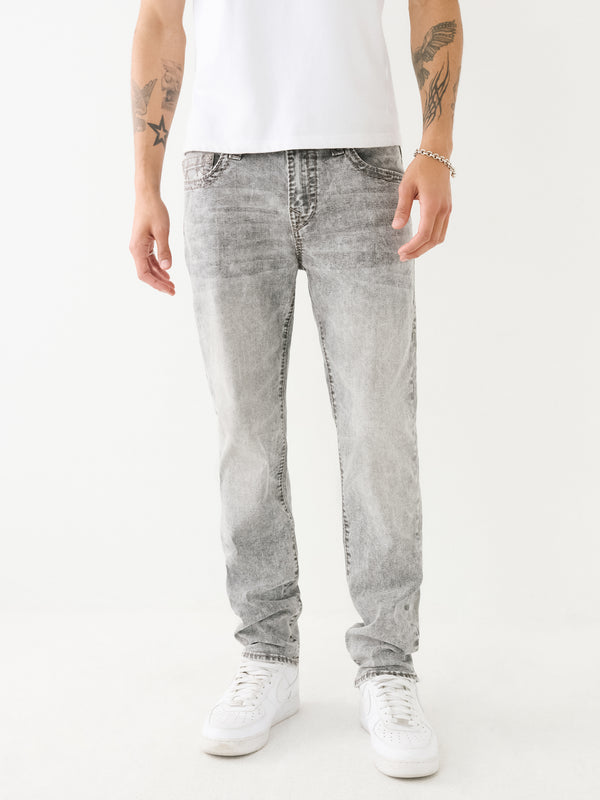 True Religion Rocco Jeans Big T No Flap Grey Wash