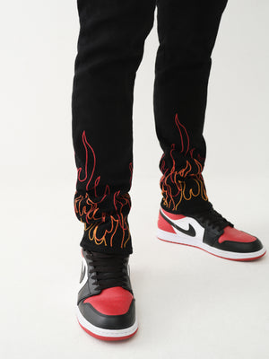 True Religion Rocco Jeans Flap Body Rinse-True Religion