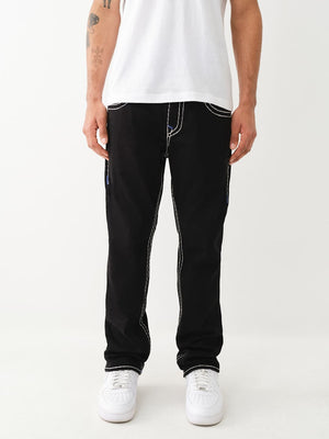 True Religion Ricky Jeans Super T Black Rinse-True Religion