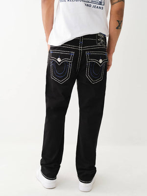 True Religion Ricky Jeans Super T Black Rinse-True Religion