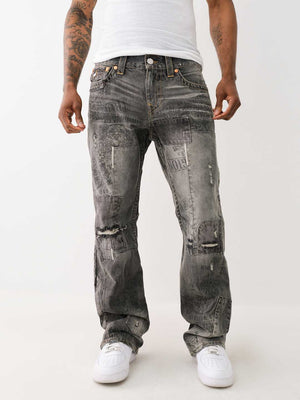 True Religion Joey Jeans Denim Stack Harmonium Grey Wash-True Religion