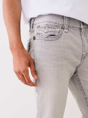 True Religion Rocco Jeans Super T Grey Wash-True Religion