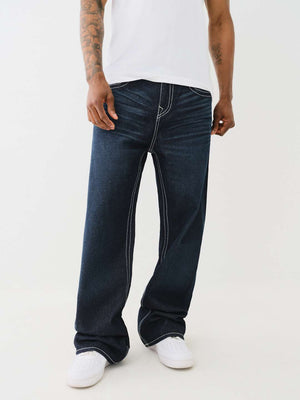 True Religion Vinny Big T Jeans Groovy Scorpio Dark Wash-True Religion