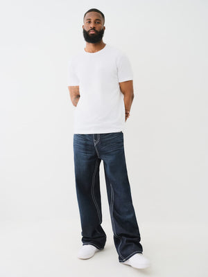 True Religion Vinny Big T Jeans Groovy Scorpio Dark Wash-True Religion