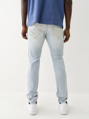 True Religion Whitley Avenue Jeans Ultra Skinny Rip Blue-True Religion