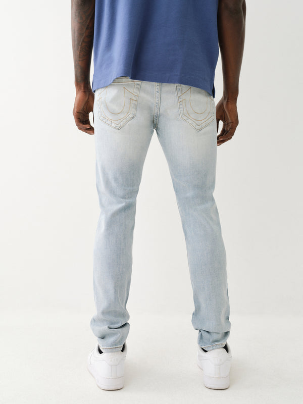 True Religion Whitley Avenue Jeans Ultra Skinny Rip Blue