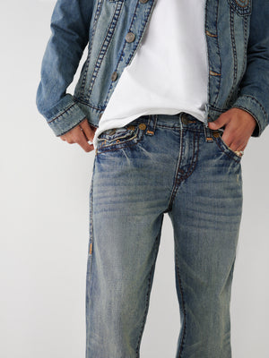 Ricky Super T Stitch Straight Jean-True Religion