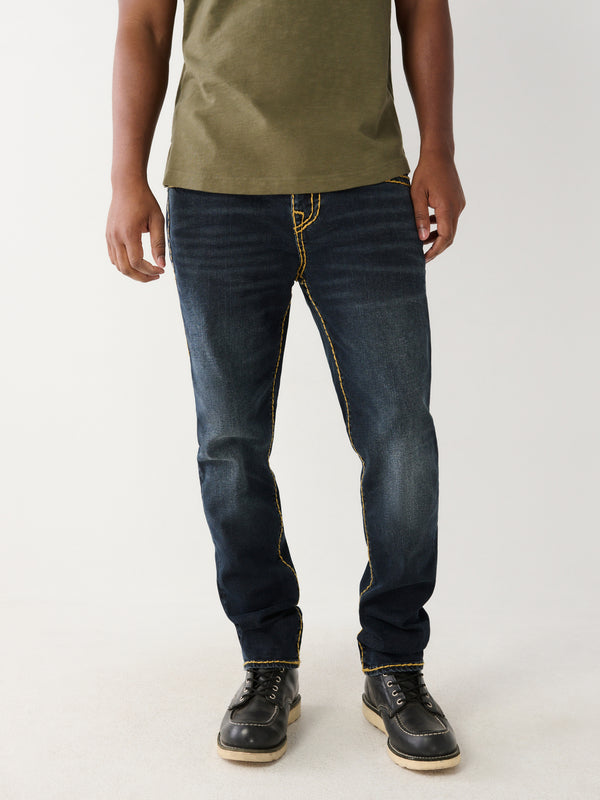 True Religion Jeans Rocco Super T 32 In Chicory Dark Wash