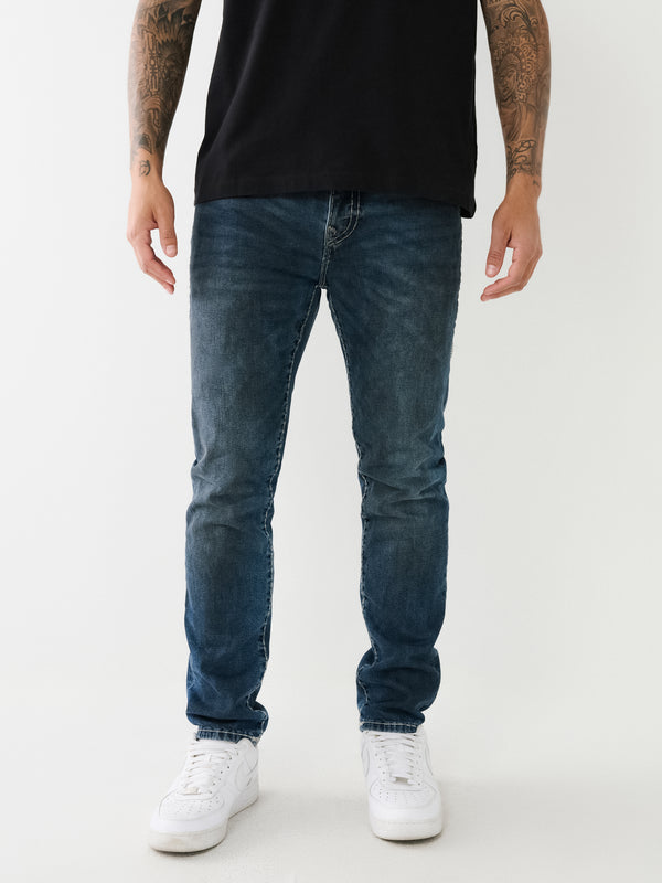 True Religion Rocco Jeans Super T Big Flap Dark Wash