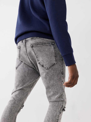 True Religion Jack Jeans No Flap Street Light With Rips-True Religion