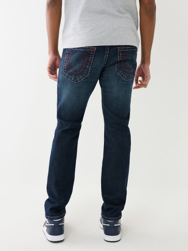 True Religion Rocco Jeans Super T No Flap Dark Wash