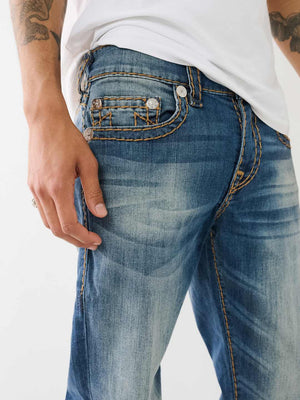 True Religion Geno Jeans Caspien Sea Medium Wash-True Religion