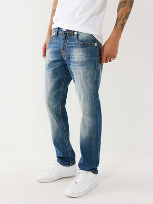 True Religion Geno Jeans Caspien Sea Medium Wash-True Religion
