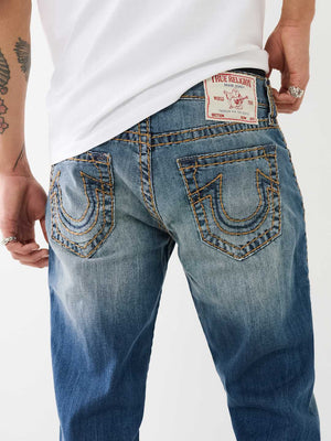 True Religion Geno Jeans Caspien Sea Medium Wash-True Religion