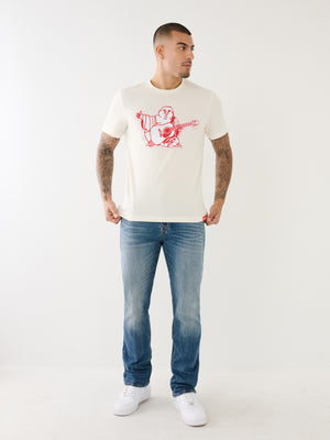 True Religion Ricky Jeans Big T Flap Bond Medium Wash-True Religion