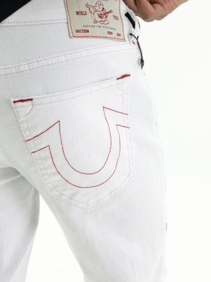 True Religion Jeans Geno Sn Slim Optic White