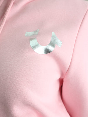 True Religion Tri Script Baby Tee Jet Black-True Religion