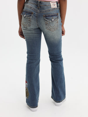 True Religion Tattoo Becca Mr Boot Flap Bigt Skyscraper Serenity-True Religion