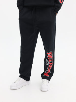 Arch Straight Leg Pant Heather Grey-True Religion