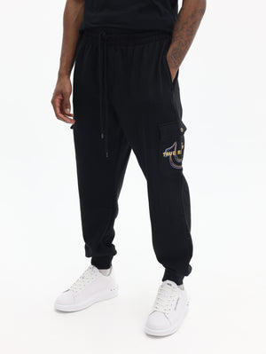 True Religion Multi Hs Military Jogger Jet Black