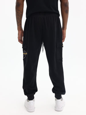 True Religion Multi Hs Military Jogger Jet Black