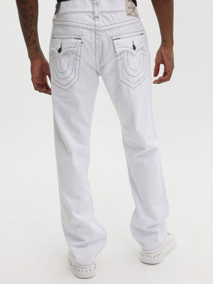 True Religion Ricky Sn Flap 34In Optic White-True Religion
