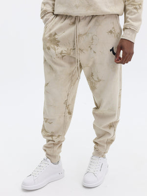True Religion Debossed Rib Jogger Tapioca-True Religion