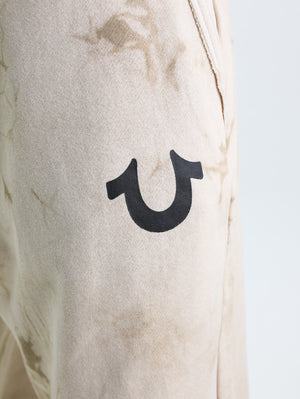 True Religion Debossed Rib Jogger Tapioca-True Religion