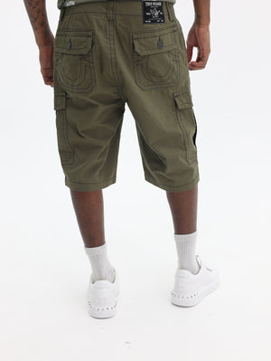 True Religion Ripstop Sn Cargo Flap Short Kalamata-True Religion