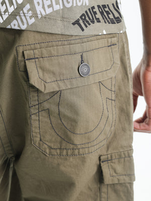 True Religion Ripstop Sn Cargo Flap Short Kalamata-True Religion