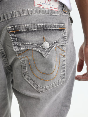 True Religion Rocco Big T Flap Skinny Grey Crisp Wash-True Religion
