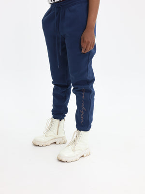 True Religion Script Tr Jogger Dress Blue