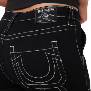 TRUE RELIGION JEAN CARPENTER BECCA MR BOOTCUT 2SB BLACK RINSE-True Religion