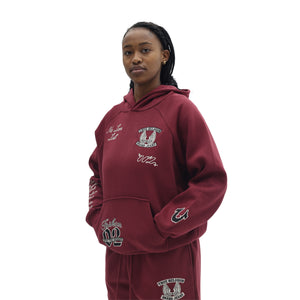 TRUE RELIGION BRANDED BOYFRIEND HOODIE CORDOVAN-True Religion