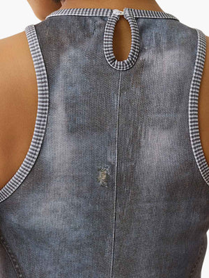 True Religion Indigo Terry Dress Print