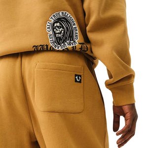 TRUE RELIGION JOGGER PATCH EMBRO CARAMEL-True Religion