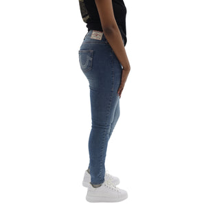 TRUE RELIGION JENNIE CRYSTAL SN MR SKINNY MEDIUM WINTRY WASH-True Religion