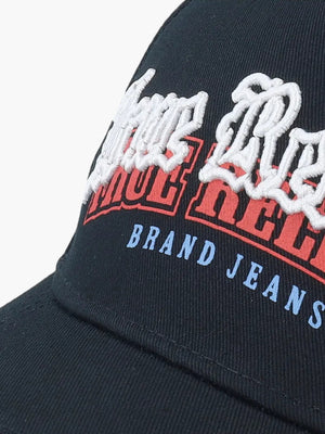 True Religion Headwear Tr Double Print Black